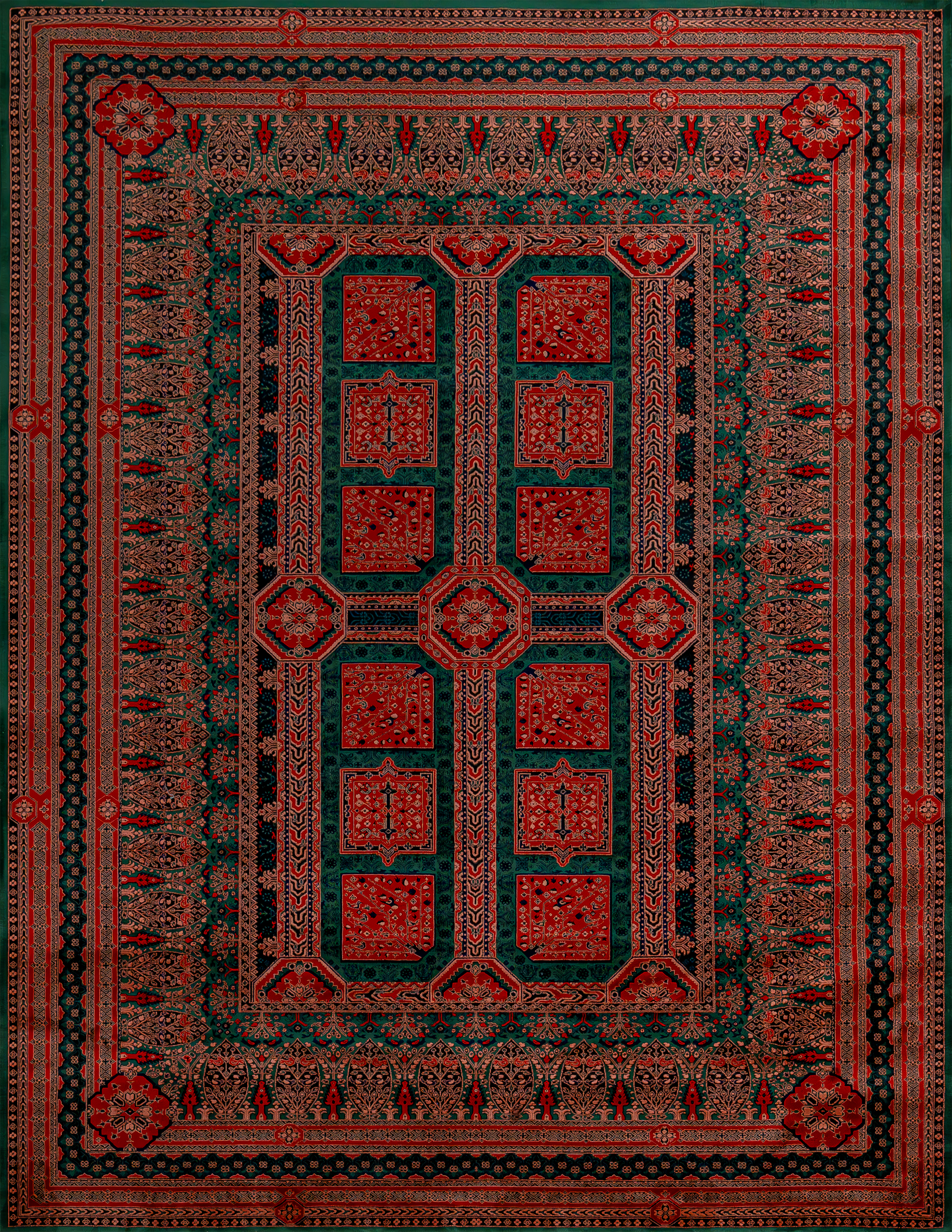 فرش بستان  سبز۷۰۰ شانه