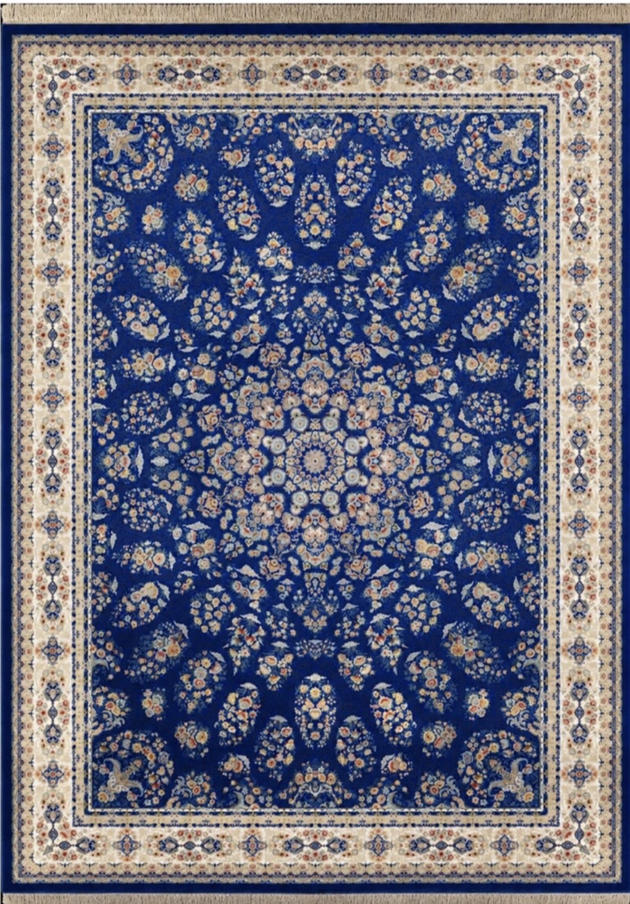 فرش گل کومه آبی سلطنتی  1500 شانه