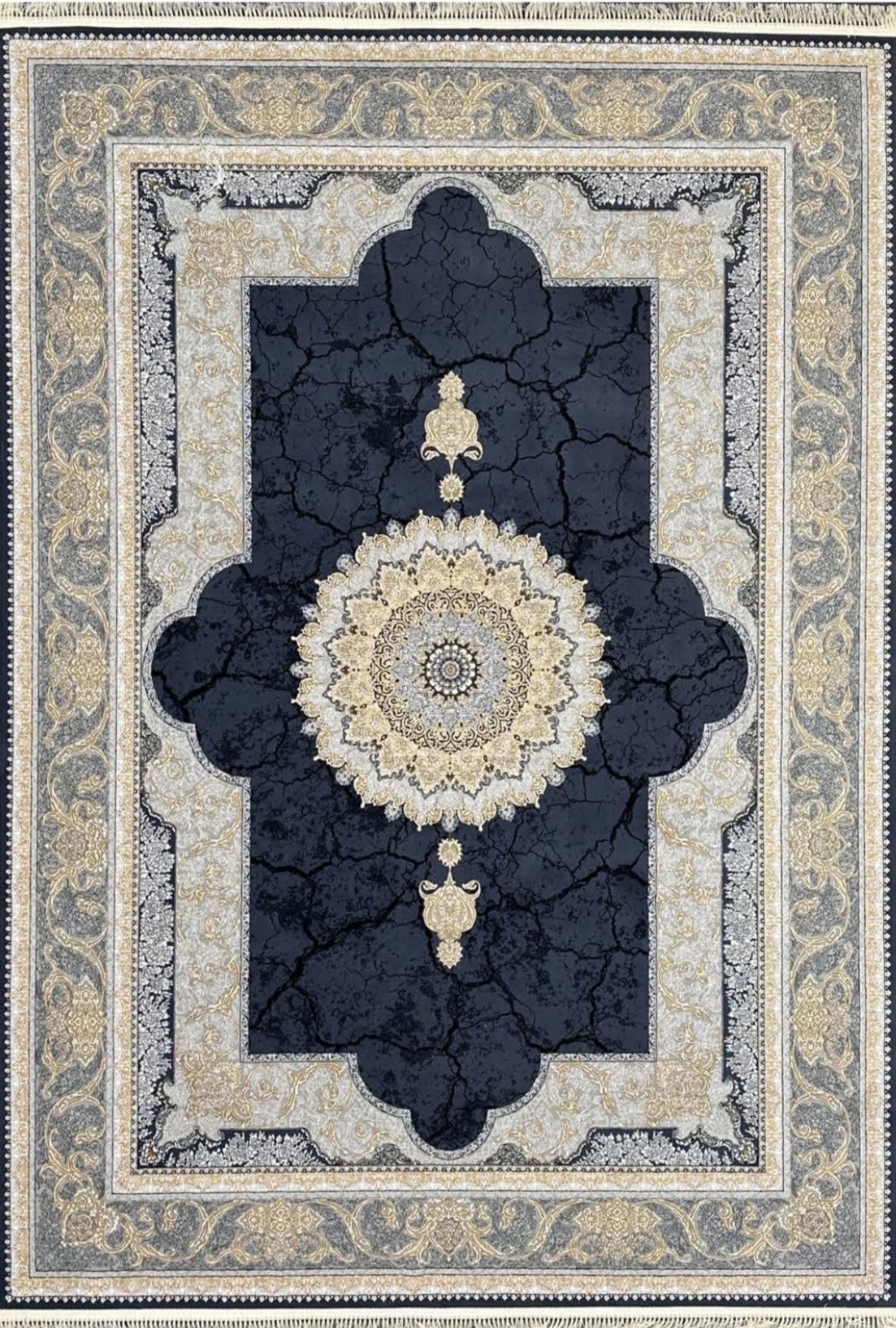 فرش نسیم ذغالی  ۷۰۰ شانه